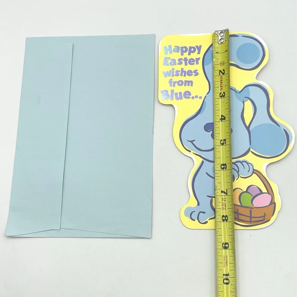 Vintage 2003‎ Blue's Clues Easter Greeting Card American Greetings Nickelodeon
